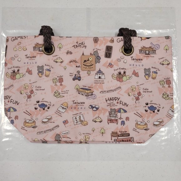 Waterproof Taiwan Woven Tote Shoulder Bag - Picture 8 of 12